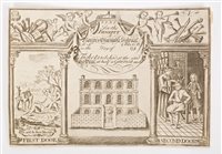 Lot 866 - Rare 18th century Mercer's charitable hospital...