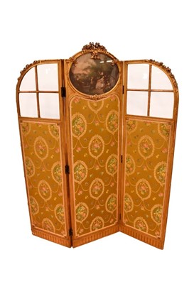Lot 1378 - 19th century French screen