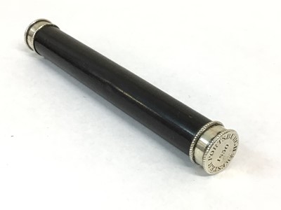 Lot 97 - Rare Victorian tip staff of Scottish interest