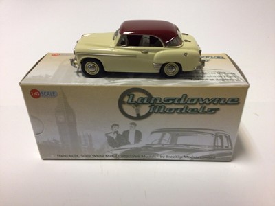 Lot 64 - Lansdowne Models LDM 14 1963 Singer Gazelle, LDM 44X 1948 Austin Atlantic, LDM 48X 1958 Hillman 'Jubilee' Minx, LDM 107 1955 Hillman Californian all boxed (4)
