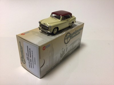 Lot 64 - Lansdowne Models LDM 14 1963 Singer Gazelle, LDM 44X 1948 Austin Atlantic, LDM 48X 1958 Hillman 'Jubilee' Minx, LDM 107 1955 Hillman Californian all boxed (4)