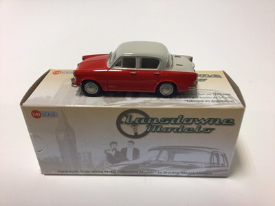Lot 64 - Lansdowne Models LDM 14 1963 Singer Gazelle, LDM 44X 1948 Austin Atlantic, LDM 48X 1958 Hillman 'Jubilee' Minx, LDM 107 1955 Hillman Californian all boxed (4)