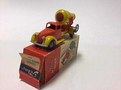 Lot 67 - Tekno Esso Gas Truck No 426, Tekno Cement mixer truck No 422, both boxed (2)