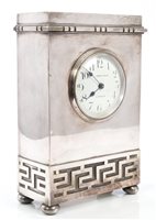 Lot 952 - Early 20th century mantel clock with...