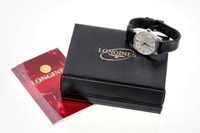 Lot 610 - Longines Admiral HF stainless steel wristwatch