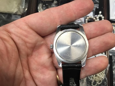 Lot 610 - Longines Admiral HF stainless steel wristwatch