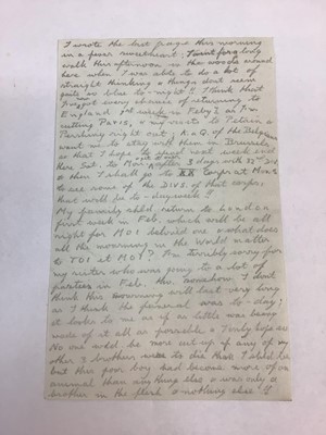 Lot 187 - H.R.H. Edward Prince of Wales (later H.M. King Edward VIII and Duke of Windsor)love letter to Freda Dudley Ward regarding death of Prince John
