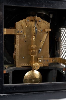 Lot 650 - Regency bracket clock by Gorham, Kensington