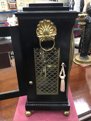 Lot 650 - Regency bracket clock by Gorham, Kensington