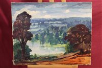 Lot 1010 - Paul Earee (1888 - 1968), oil on canvas -...