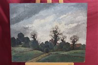 Lot 1016 - Paul Earee (1888 - 1968), oil on board -...