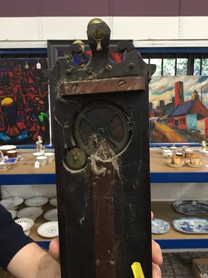 Lot 666 - Fine quality George III stick barometer in burr wood case with arched swan neck pediment and central brass ball mount, with silvered dials signed Nairne & Blunt of London, 112cm high