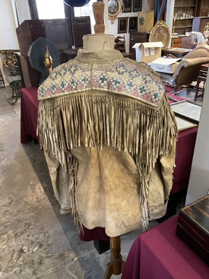 Lot 793 - Rare Sioux hide jacket, circa 1880