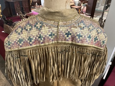 Lot 793 - Rare Sioux hide jacket, circa 1880