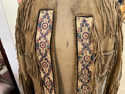 Lot 793 - Rare Sioux hide jacket, circa 1880
