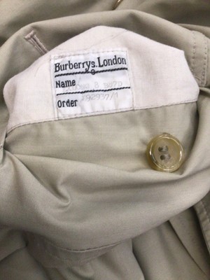 Lot 2130 - 1980s Burberry ladies mac with detachable lining, size 18 ex.long