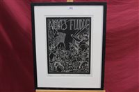Lot 1031 - Kate Giles (contemporary), linocut print...