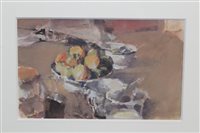 Lot 1033 - *Dick Lee (1923 - 2001), gouache - After Lunch,...