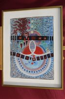 Lot 1037 - Audrey Pilkington (1922 - 2015), oil on board -...