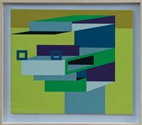 Lot 1039 - Ron Sims (1944 - 2014), acrylic on canvas -...