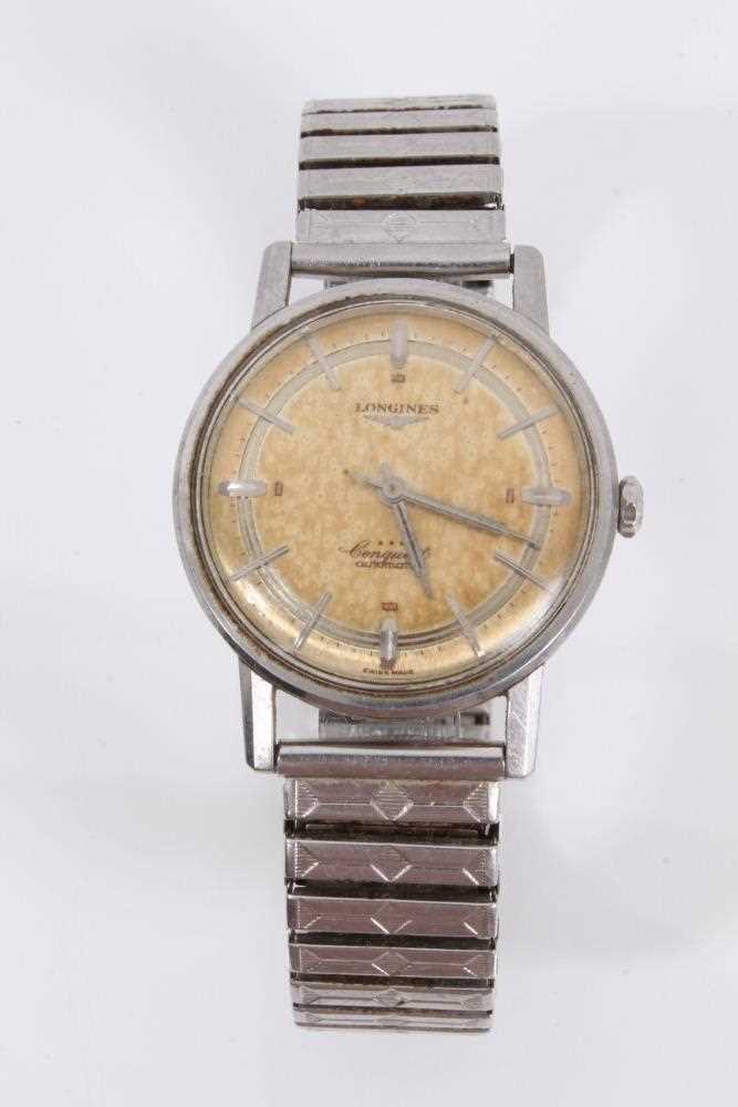 Lot 993 - Longines Conquest Automatic stainless steel wristwatch