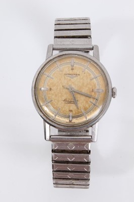 Lot 993 - Longines Conquest Automatic stainless steel wristwatch
