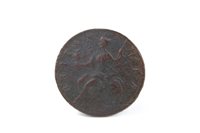 Lot 50 - G.B. date error copper Halfpenny - George II...