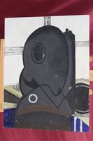 Lot 1063 - David Carr (1915 - 1968), oil on board -...