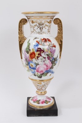 Lot 37 - Early 19th century French Paris porcelain vase