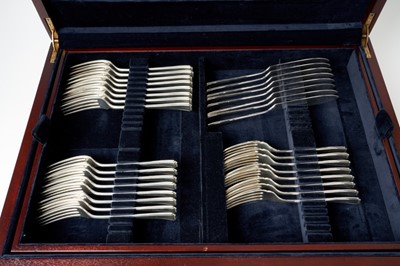 Lot 315 - Good quality Contemporary canteen of silver cutlery retailed by Fortnum and Mason