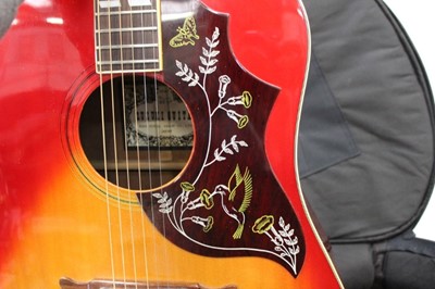 Lot 2215 - 1970s Suzuki acoustic Hummingbird guitar by
