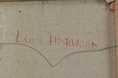 Lot 1114 - *Lucy Harwood (1893-1972) oil on canvas - Still Life Cyclamen, signed verso, 61cm x 51cm, framed
