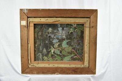 Lot 1115 - *Lucy Harwood (1893-1972) oil on canvas - Still Life, Autumn Crocus, signed verso, an oil sketch verso, 41cm x 51cm, framed