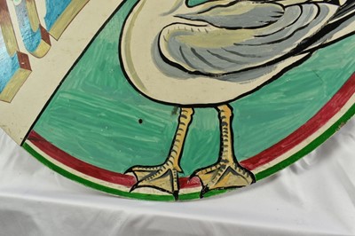 Lot 1117 - *Richard Bawden (b.1936) oil on panel signage for Regatta Restaurant , Aldeburgh