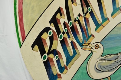 Lot 1117 - *Richard Bawden (b.1936) oil on panel signage for Regatta Restaurant , Aldeburgh