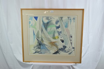 Lot 1120 - *Richard Bawden, watercolour, design for Regatta Restaurant mural, Aldeburgh