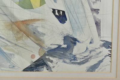 Lot 1120 - *Richard Bawden, watercolour, design for Regatta Restaurant mural, Aldeburgh
