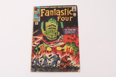 Lot 6 - Fantastic Four #49 1966, the first full appearance of Galactus. Priced 10d
