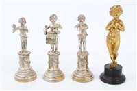 Lot 742 - Late 19th century gilt bronze figure of a...
