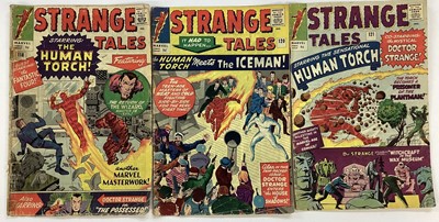 Lot 49 - Three 1960s Strange Tales #118, #120, #121. Priced 9d