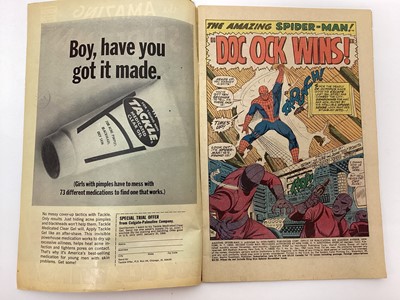Lot 54 - The amazing Spider-Man issue 53,54, 55, 56, 57, 58, 59, 60, 61, 62 and 65. 1967 and 1968. Priced 12 cents. (11)