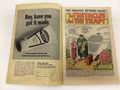 Lot 54 - The amazing Spider-Man issue 53,54, 55, 56, 57, 58, 59, 60, 61, 62 and 65. 1967 and 1968. Priced 12 cents. (11)