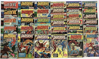 Lot 59 - Large group of Daredevil 1970 to 1978. To include 11 volumes of Daredevil and the Black Widow. Mainly English price variants. Approx 65