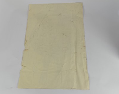 Lot 1173 - *Colin Moss (1914-2005) chalk on paper - Cow study, signed, 90cm x 60cm, unframed