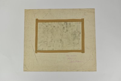 Lot 1182 - *Colin Moss (1914-2005) mixed media - The Gossips, signed and dated '50, titled verso, 21cm x 33cm, unframed