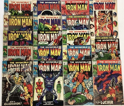 Lot 61 - Quantity of The Invincible Iron Man 1968 and 1969. To include issue 2, the 1st appearance of the Demolisher. Mostly American price variants. (18)