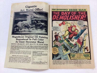 Lot 61 - Quantity of The Invincible Iron Man 1968 and 1969. To include issue 2, the 1st appearance of the Demolisher. Mostly American price variants. (18)