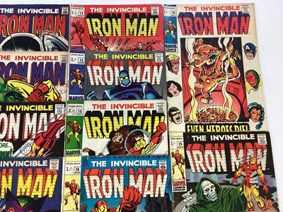 Lot 61 - Quantity of The Invincible Iron Man 1968 and 1969. To include issue 2, the 1st appearance of the Demolisher. Mostly American price variants. (18)