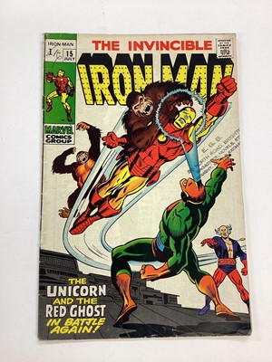 Lot 61 - Quantity of The Invincible Iron Man 1968 and 1969. To include issue 2, the 1st appearance of the Demolisher. Mostly American price variants. (18)