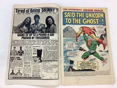 Lot 61 - Quantity of The Invincible Iron Man 1968 and 1969. To include issue 2, the 1st appearance of the Demolisher. Mostly American price variants. (18)
